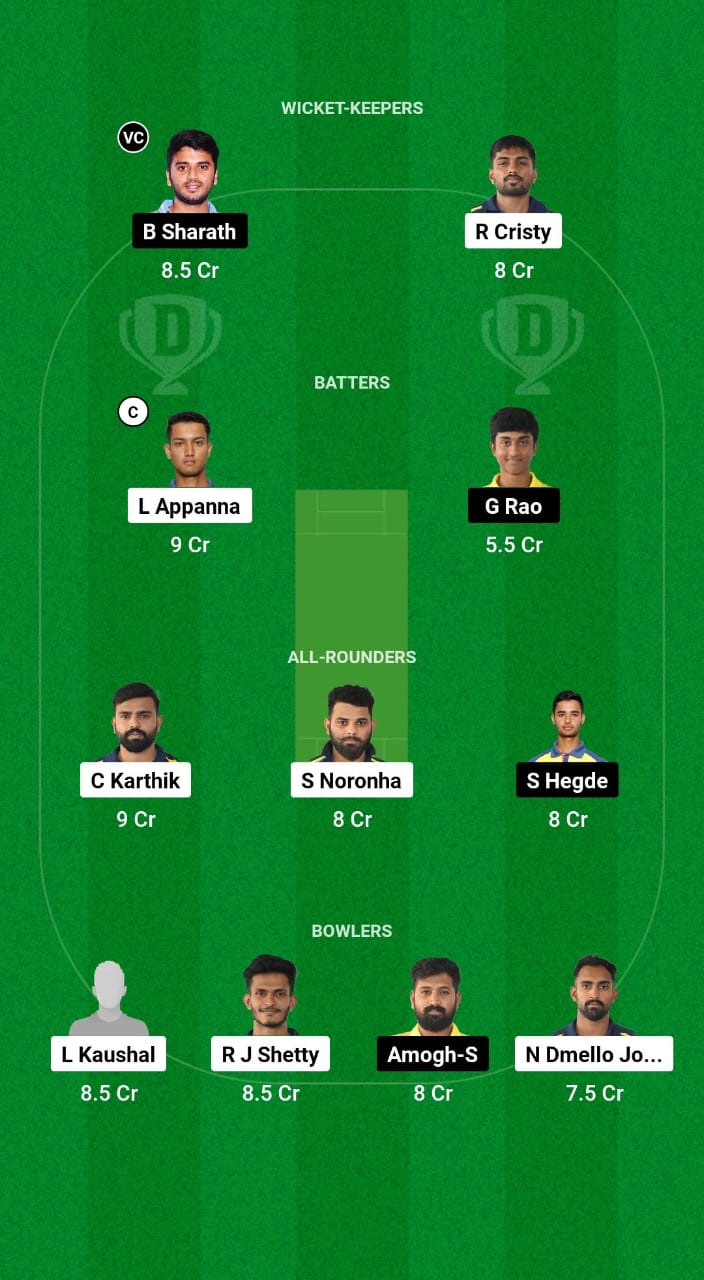 TBS vs KT Dream11 Prediction Fantasy Cricket Tips Dream11 Prediction Fantasy Cricket Tips Dream11 Team Karnataka Coastal Big Bash League T20 2025 