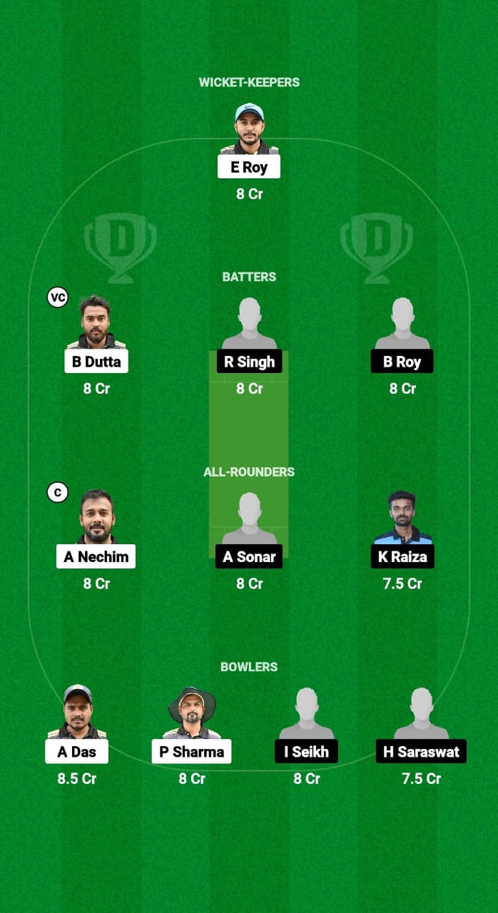 BCC vs NSC Dream11 Prediction Fantasy Cricket Tips Dream11 Team Guwahati Premier League T20 2025 