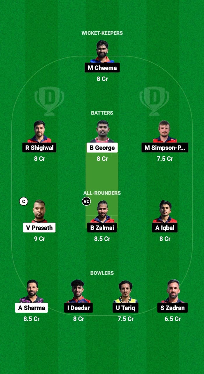 MAL vs AUT Dream11 Prediction Fantasy Cricket Tips Dream11 Team ECN Malta T20I Tri-Series 2025 