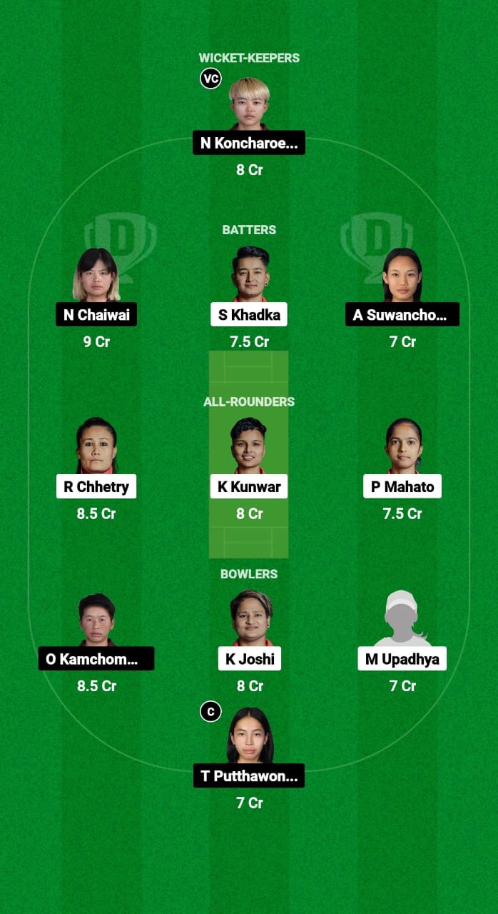 NP-W vs TL-W Dream11 Prediction Fantasy Cricket Tips Dream11 Team Nepal T20I Women’s Tri-Series 2025 