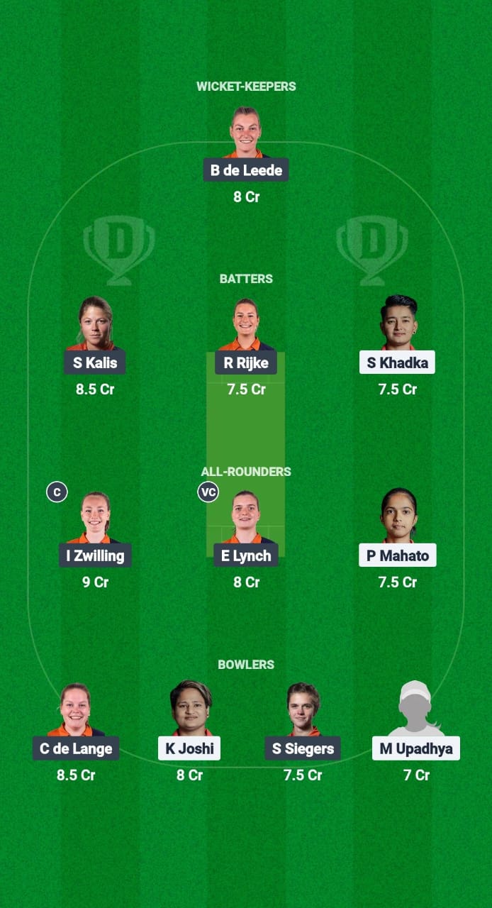 NP-W vs NED-W Dream11 Prediction Fantasy Cricket Tips Dream11 Team Nepal T20I Women’s Tri-Series 2025