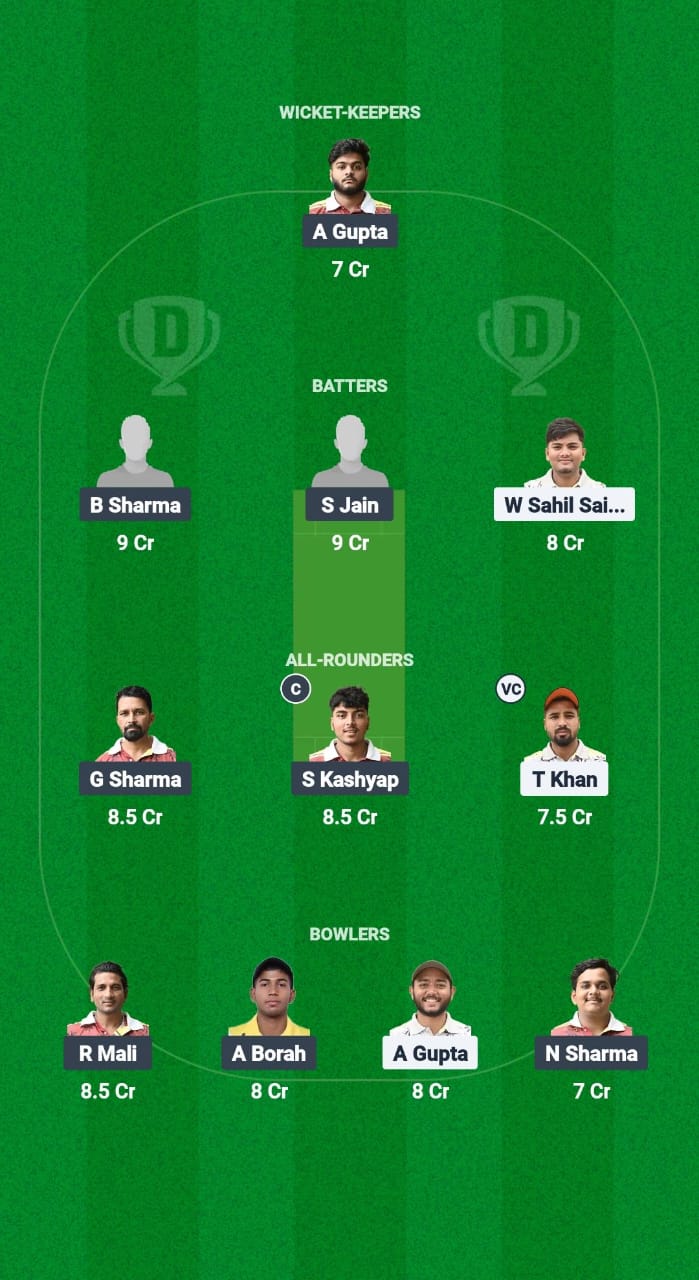 AC vs GTC Dream11 Prediction Fantasy Cricket Tips Dream11 Team Guwahati Premier League T20 2025 