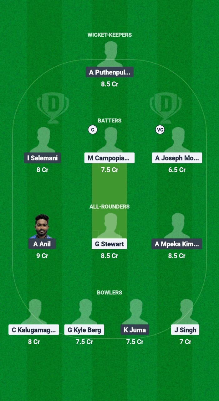 ITA vs TAN Dream11 Prediction Fantasy Cricket Tips Dream11 Team ICC CWC ODI Challenge League B T20 2024-25 