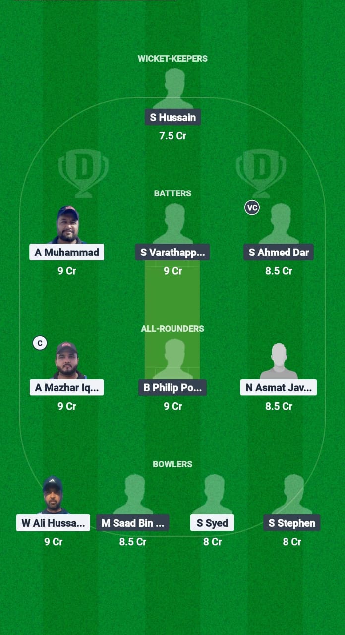 MEC vs KRM Dream11 Prediction Fantasy Cricket Tips Dream11 Team Kuwait Challengers League A T20 2025 