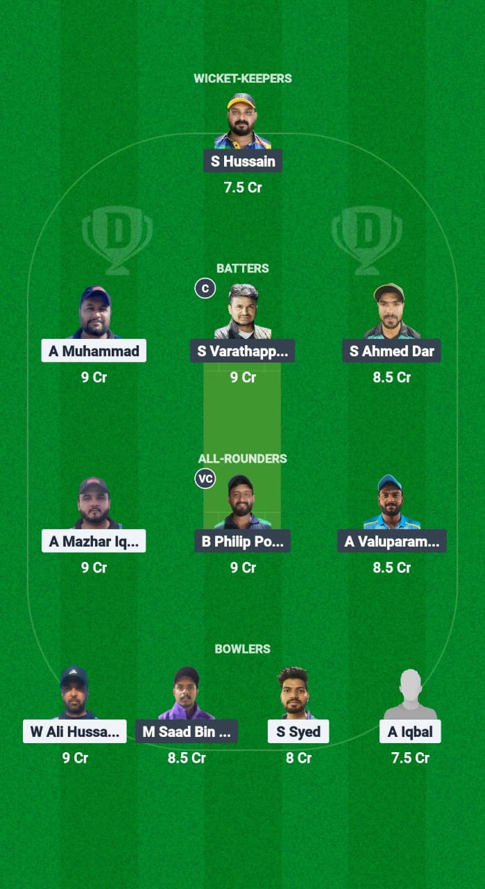 MEC vs KRM Dream11 Prediction Fantasy Cricket Tips Dream11 Team Kuwait Challengers League A T20 2025 