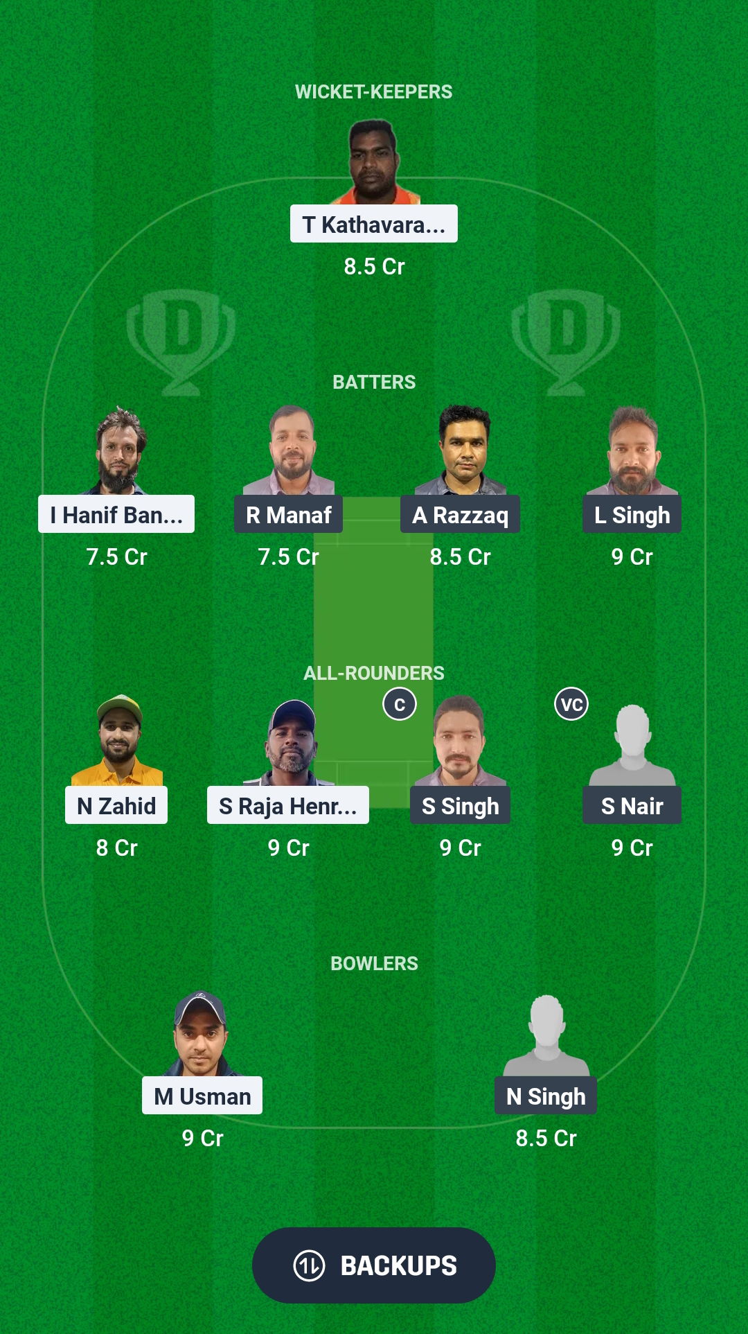 LEX vs SBS Dream11 Prediction Fantasy Cricket Tips Dream11 Team KCC Challengers League A T20 2025 