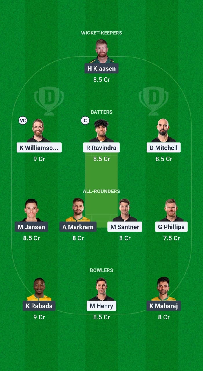 NZ vs SA Dream11 Prediction Fantasy Cricket Tips Dream11 Team ODI Tri-Series 2025 