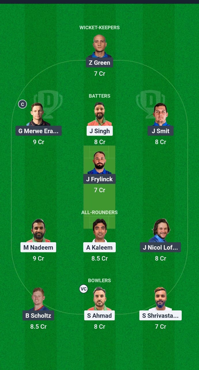 OMN vs NAM Dream11 Prediction Fantasy Cricket Tips Dream11 Team ICC CWC League 2 ODI 2023-27