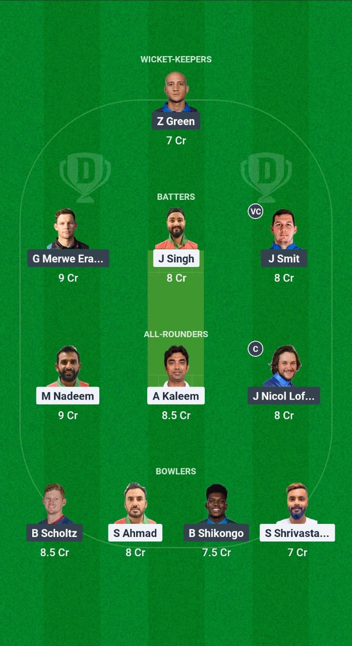 OMN vs NAM Dream11 Prediction Fantasy Cricket Tips Dream11 Team ICC CWC League 2 ODI 2023-27