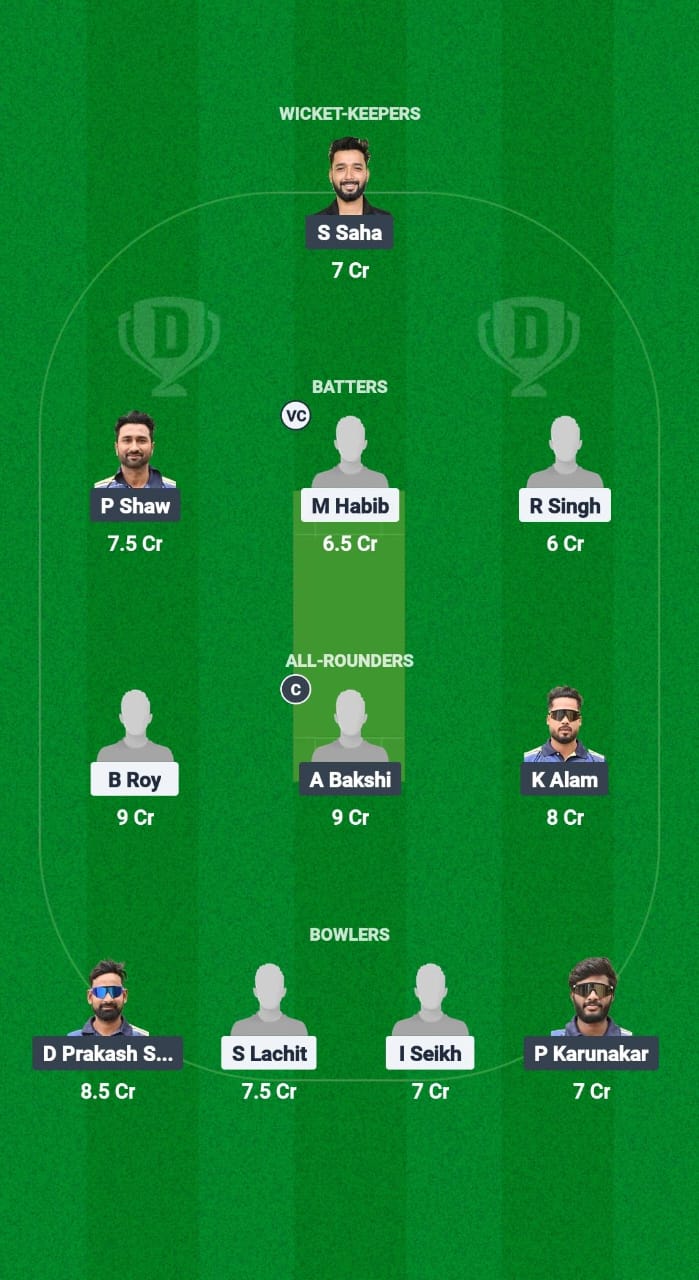 NSC vs BDM Dream11 Prediction Fantasy Cricket Tips Dream11 Team Guwahati Premier League T20 2025 