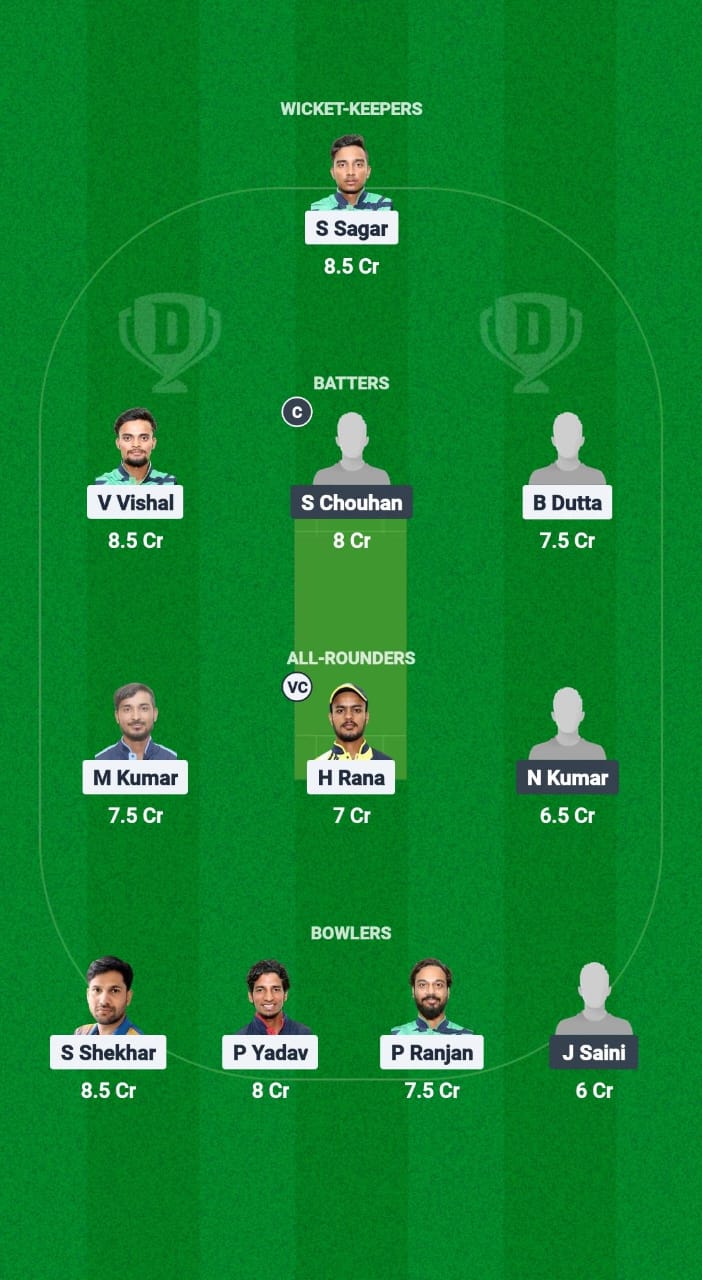 JHA vs RJS Dream11 Prediction Fantasy Cricket Tips Dream11 Team Chhatisgarh T20 Rani Suryamukhi Devi Tournament 2025 