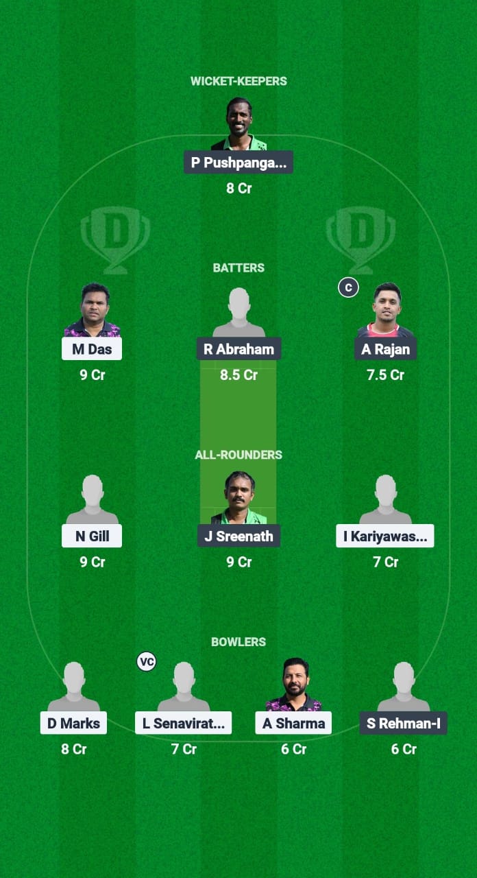 HST vs VLS Dream11 Prediction Fantasy Cricket Tips Dream11 Team ECS T10 Malta 2025 