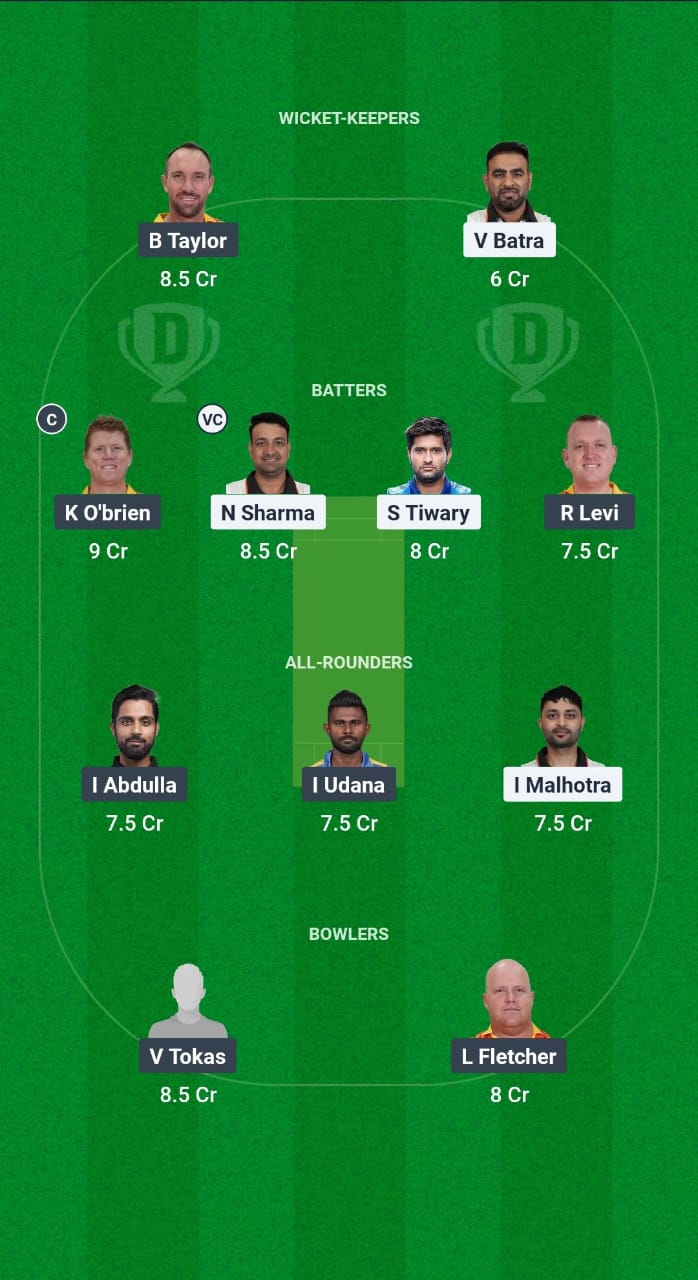 BBY vs DG Dream11 Prediction Fantasy Cricket Tips Dream11 Team Legends 90 - T20 2025 