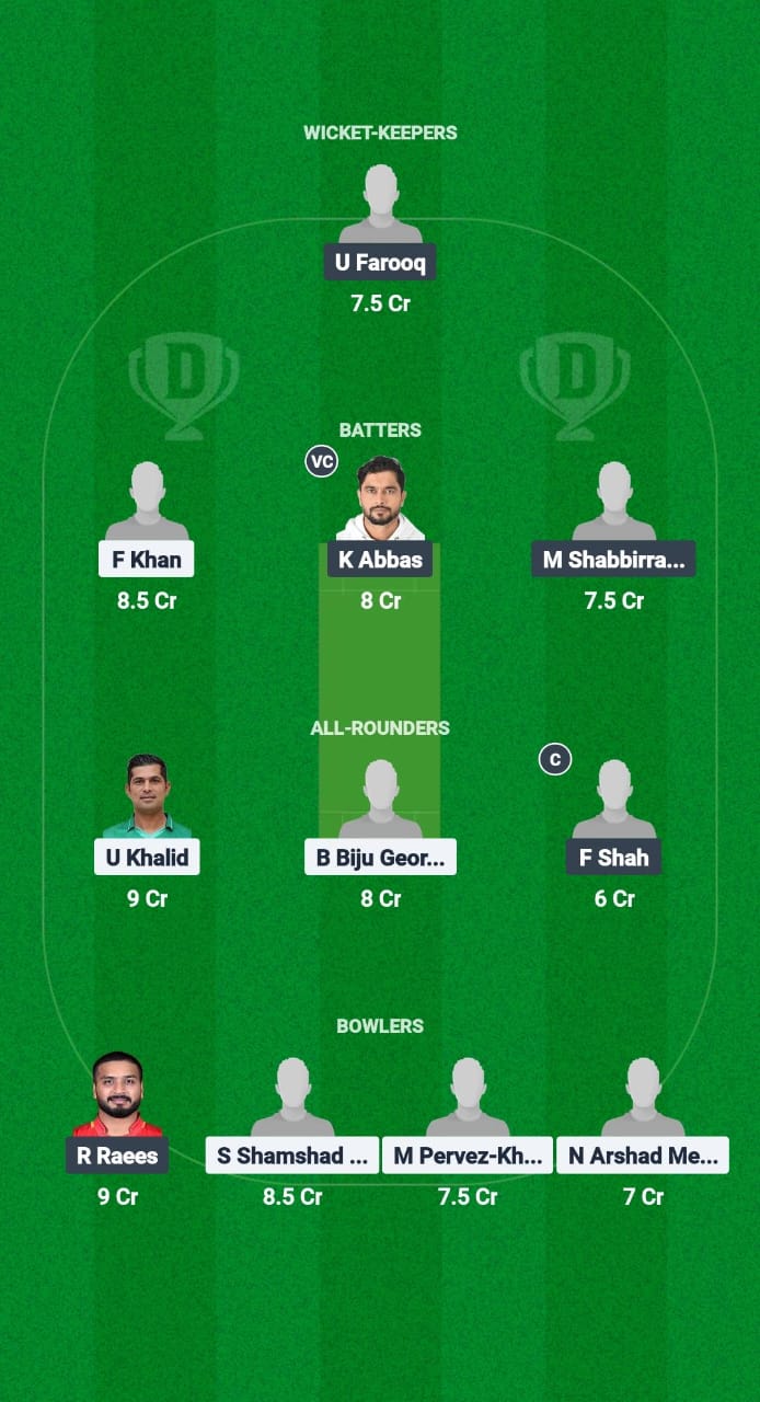 BD vs OPG Dream11 Prediction Fantasy Cricket Tips Dream11 Team Saudi T20 Foundation Cup 2025 