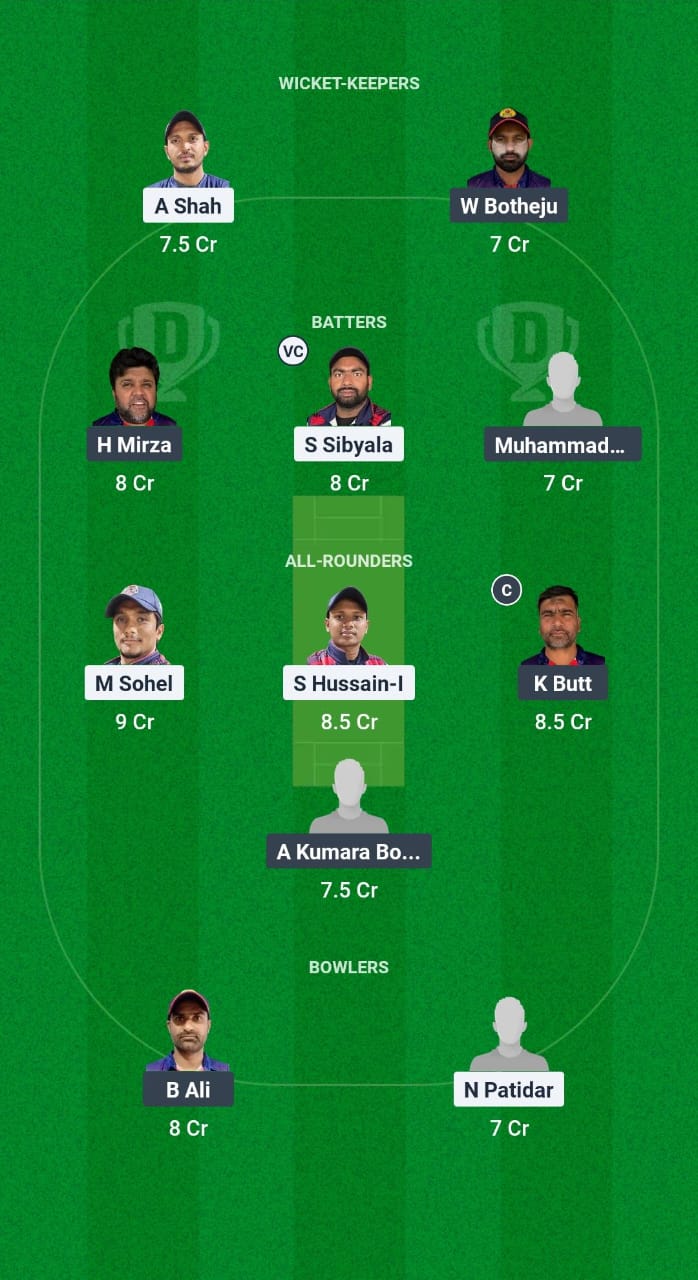 TGS vs KWM Dream11 Prediction Fantasy Cricket Tips Dream11 Team Kuwait Challengers League A T20 2025 