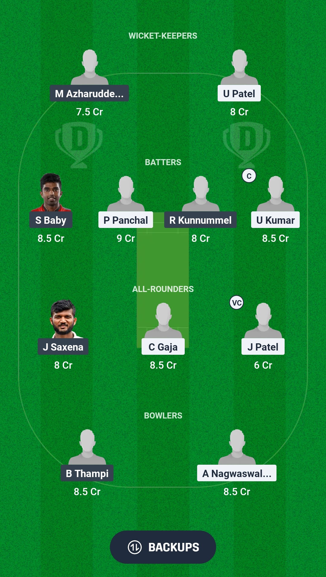 GUJ vs KER Dream11 Prediction Fantasy Cricket Tips Dream11 Team Indian Domestic Test Championship 2024-25 