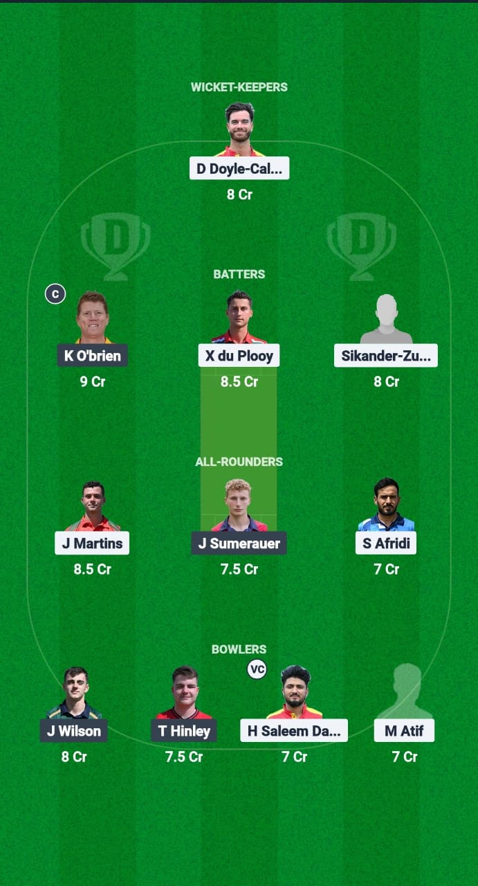 EUR vs BAI Dream11 Prediction Fantasy Cricket Tips Dream11 Team ECN T10 Weston Shield 2025 