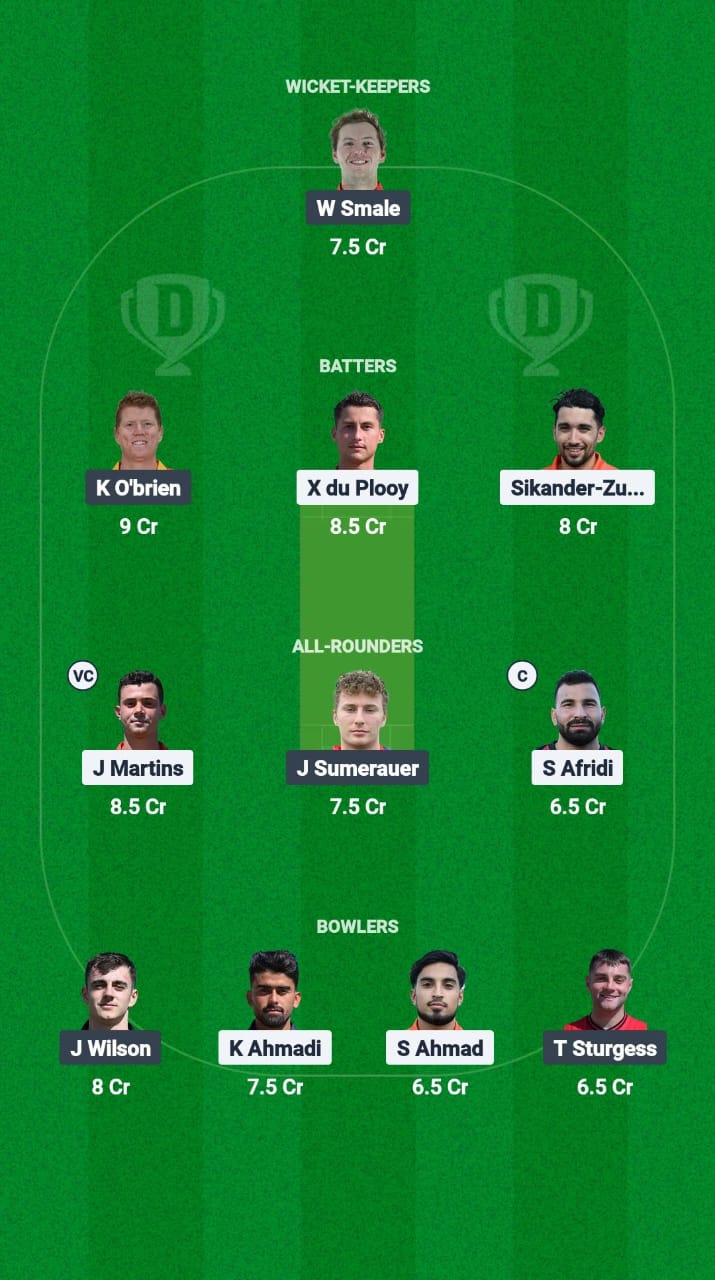 EUR vs BAI Dream11 Prediction Fantasy Cricket Tips Dream11 Team ECN T10 Weston Shield 2025 