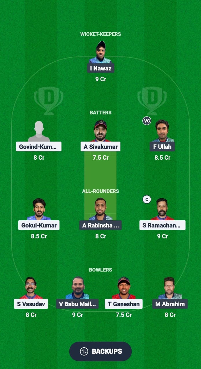 GAT vs SAF Dream11 Prediction Fantasy Cricket Tips Dream11 Team Kuwait Challengers League A T20 2025 