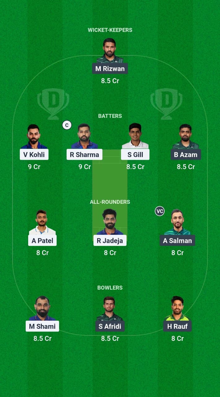 IND vs PAK Dream11 Prediction Fantasy Cricket Tips Dream11 Team ICC Champions Trophy 2025 