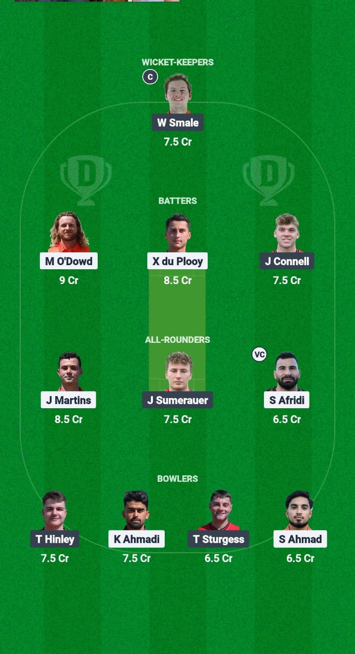 EUR vs BAI Dream11 Prediction Fantasy Cricket Tips Dream11 Team ECN T10 Weston Shield 2025 