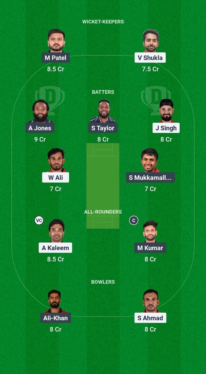 OMN vs USA Dream11 Prediction Fantasy Cricket Tips Dream11 Team USA Tour of Oman 2025 