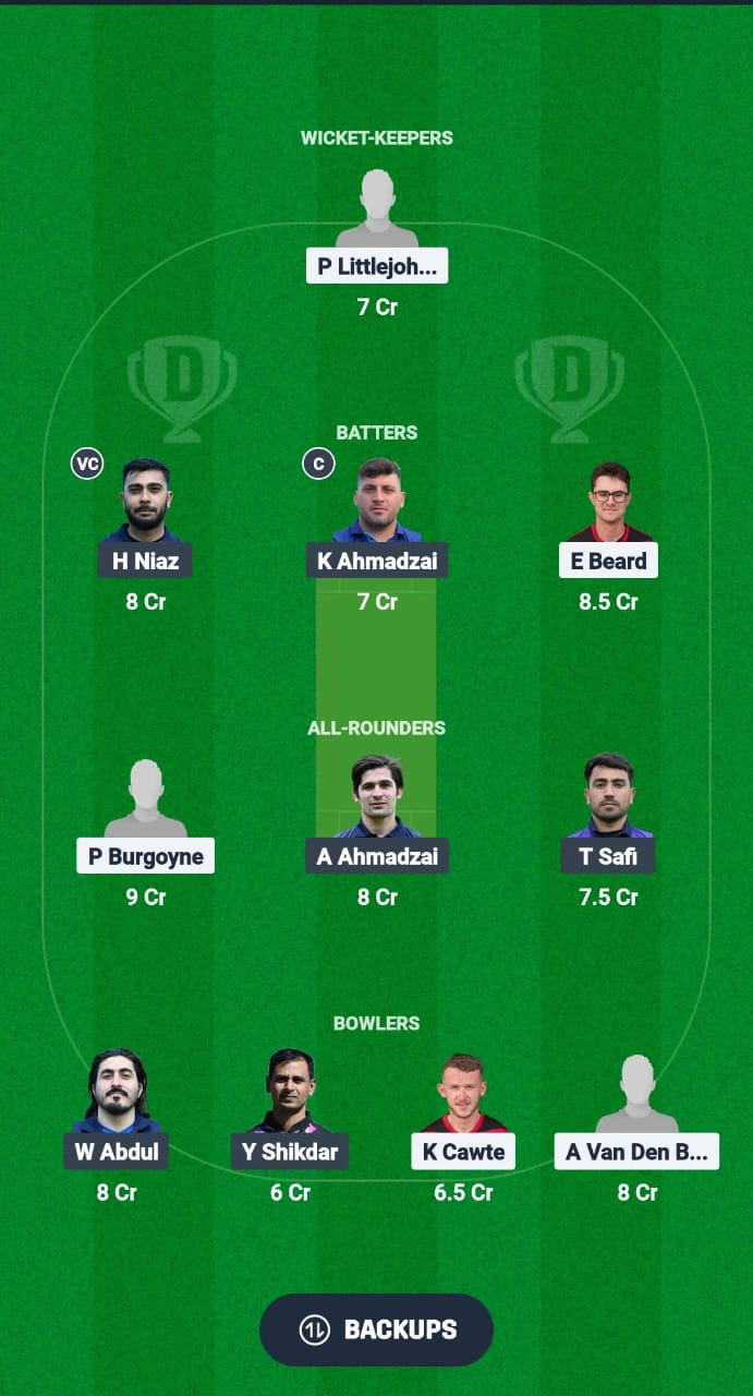 PSJ vs DRX Dream11 Prediction Fantasy Cricket Tips Dream11 Team European T10 Cricket League 2025 