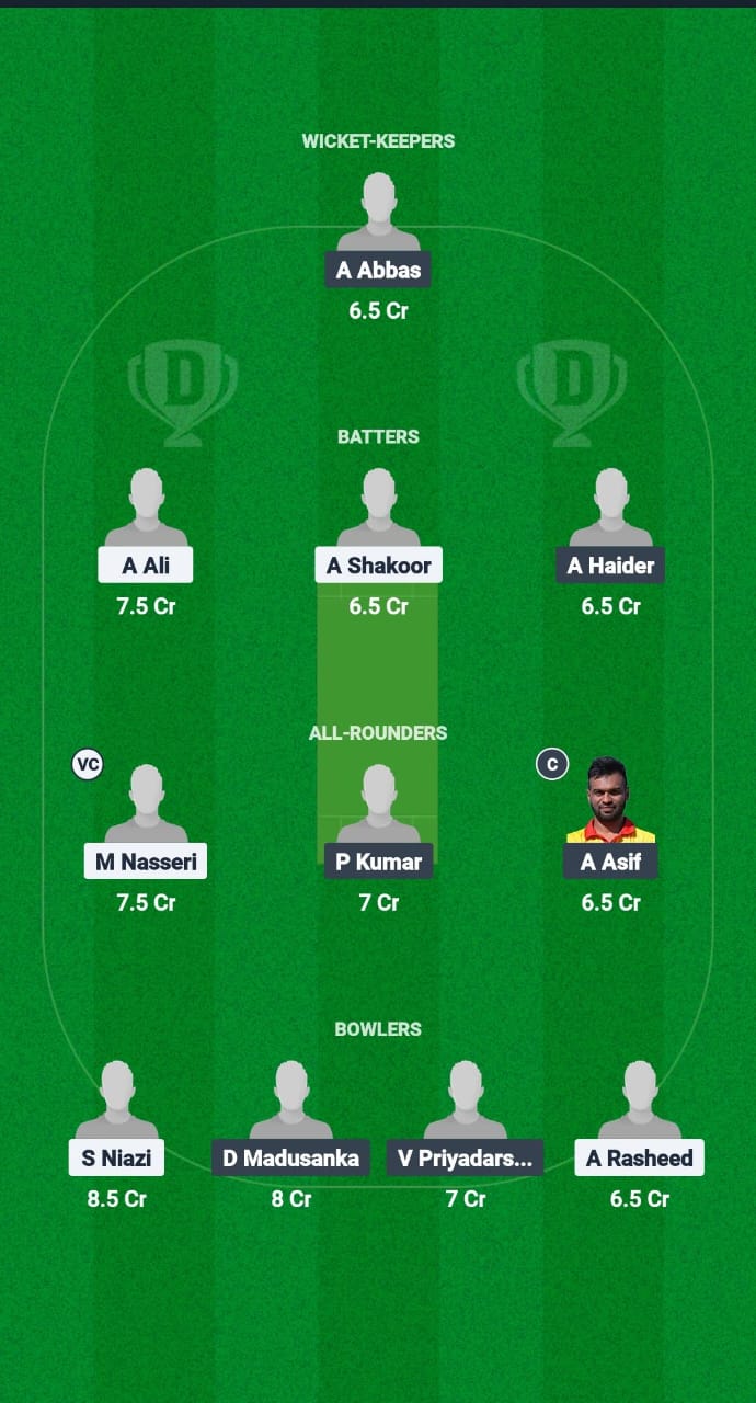 DCC vs ACCB Dream11 Prediction Fantasy Cricket Tips Dream11 Team European T10 Cricket League 2025 