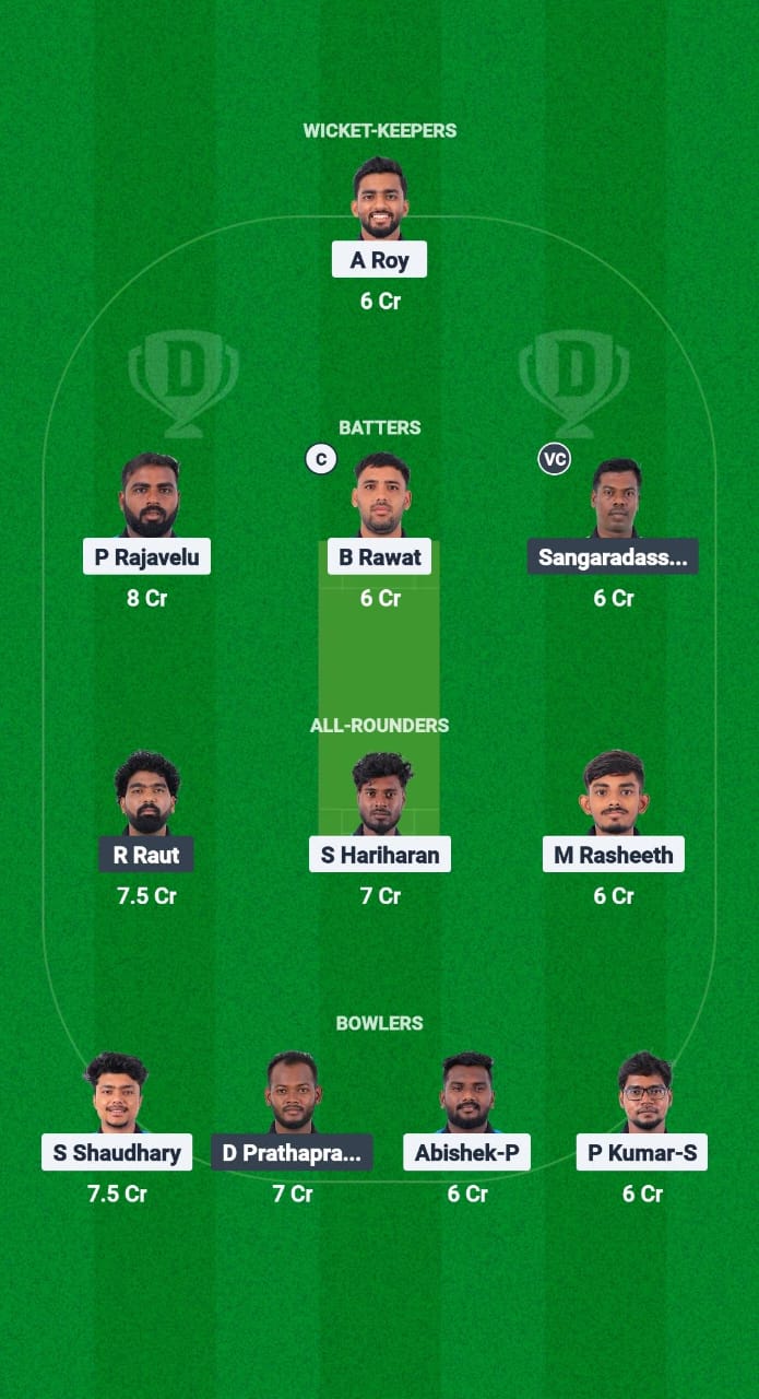 SHA vs BUL Dream11 Prediction Fantasy Cricket Tips Dream11 Team Pondicherry T20 2025 