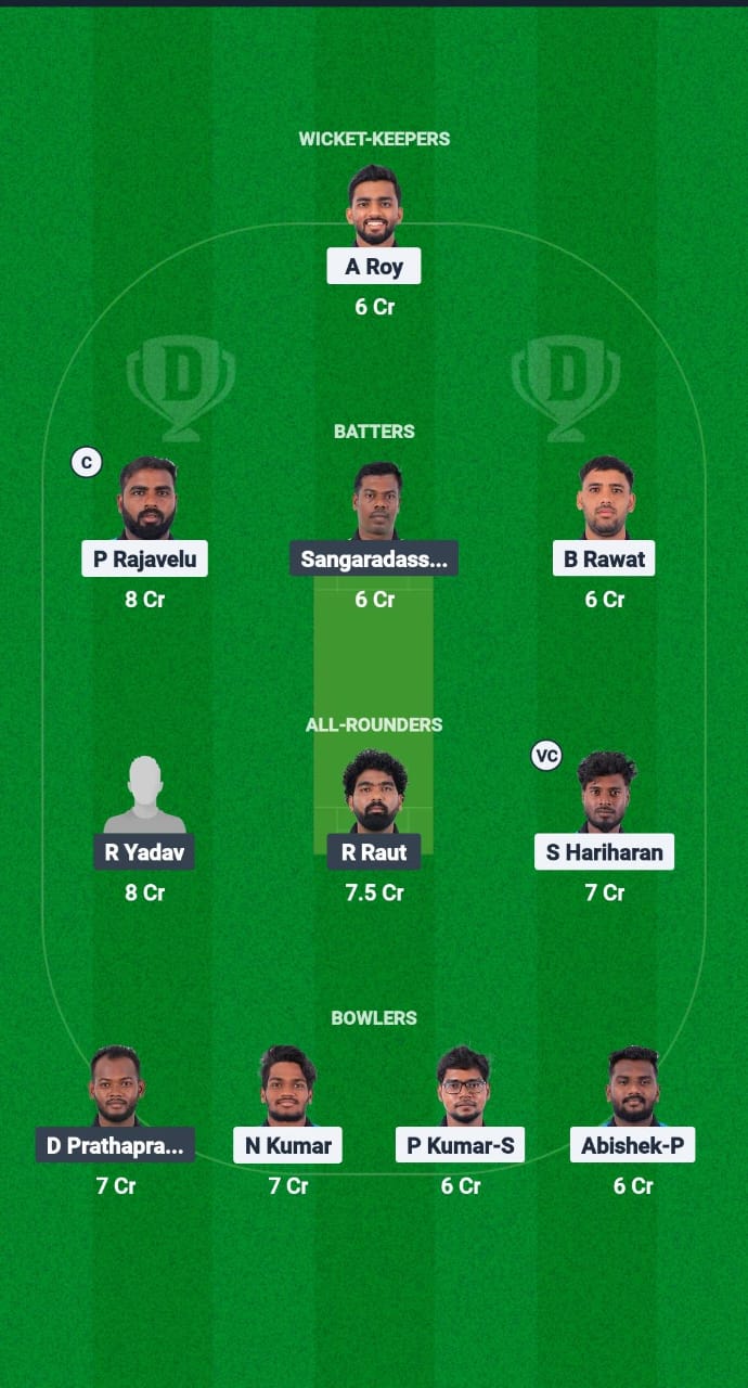 SHA vs BUL Dream11 Prediction Fantasy Cricket Tips Dream11 Team Pondicherry T20 2025 