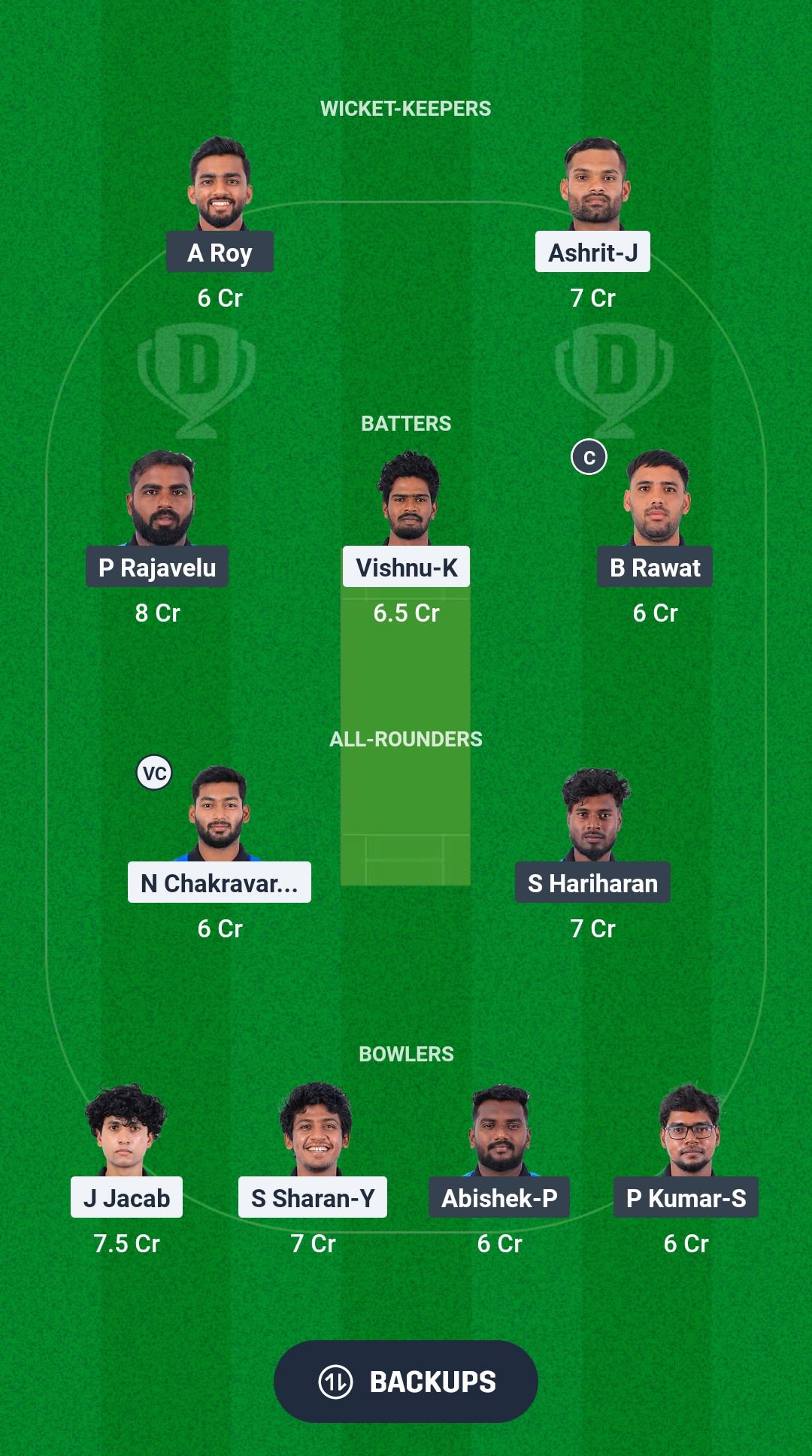 TIG vs SHA Dream11 Prediction Fantasy Cricket Tips Dream11 Team Pondicherry T20 2025 