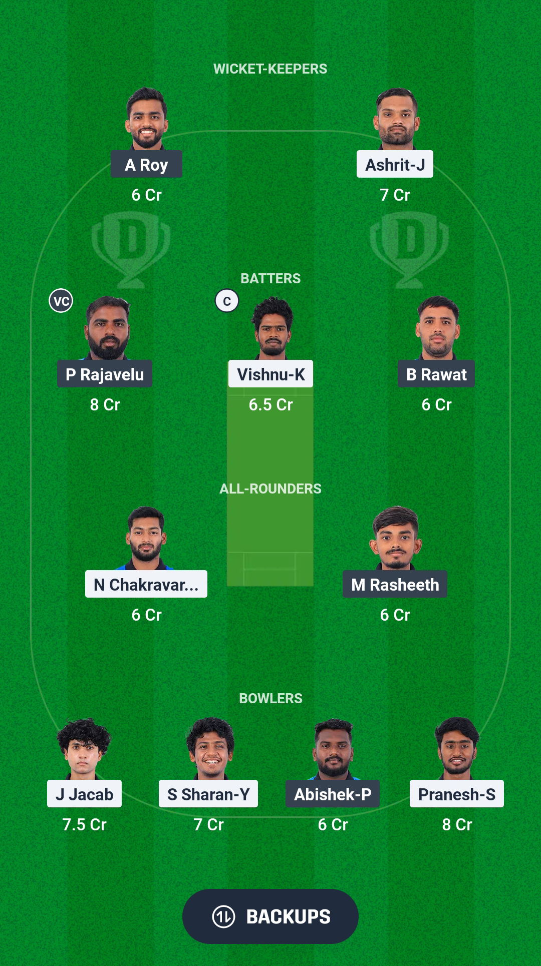 TIG vs SHA Dream11 Prediction Fantasy Cricket Tips Dream11 Team Pondicherry T20 2025 