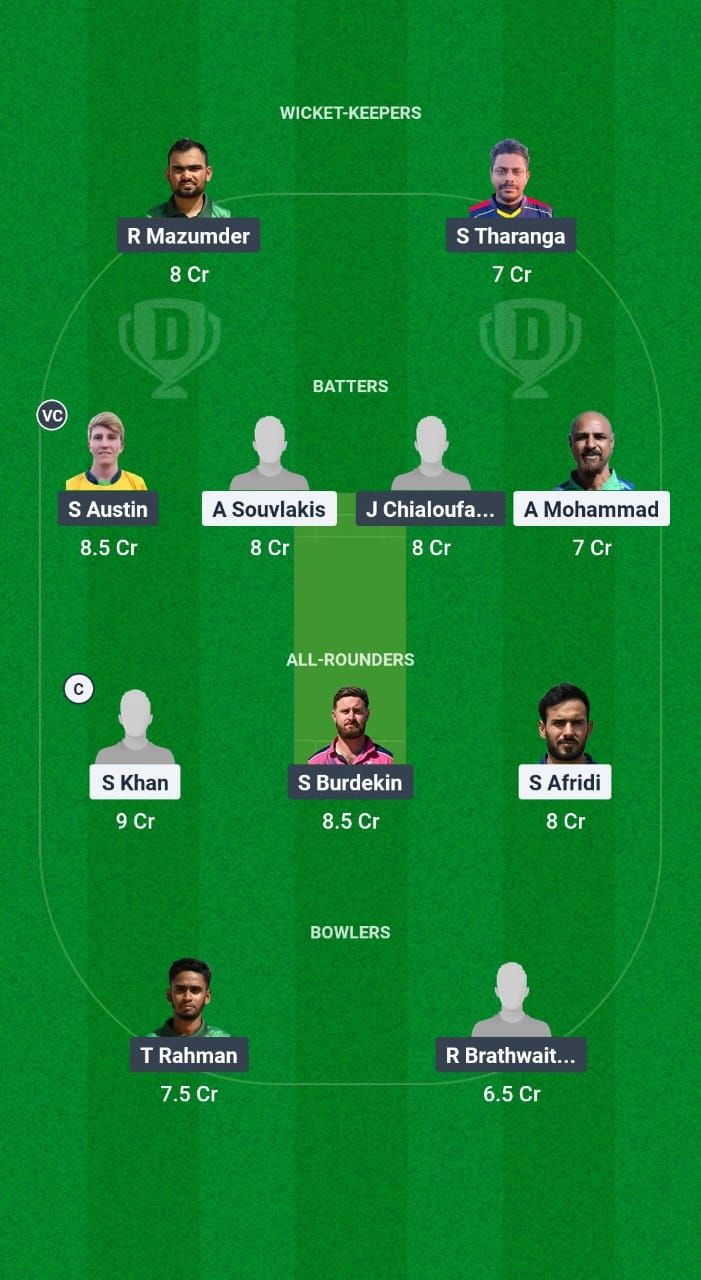 BYR vs AFT Dream11 Prediction Fantasy Cricket Tips Dream11 Team European T10 Cricket League 2025 