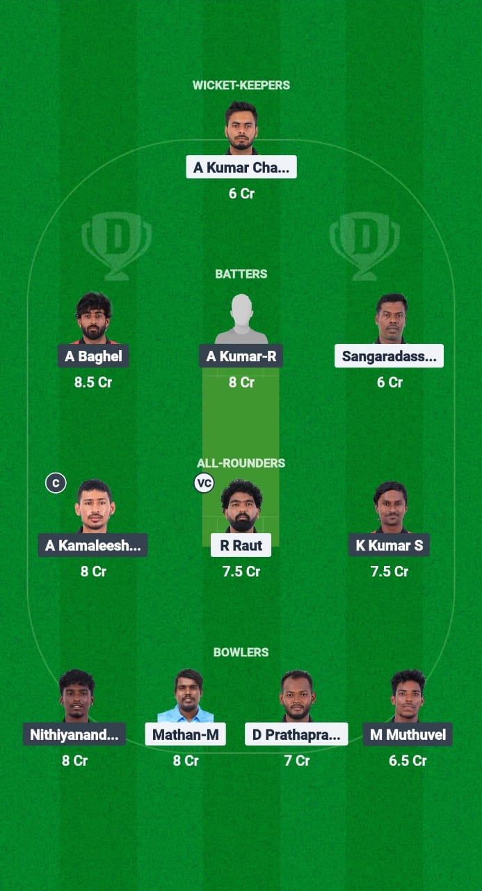 BUL vs TUS Dream11 Prediction Fantasy Cricket Tips Dream11 Team Pondicherry T20 2025 