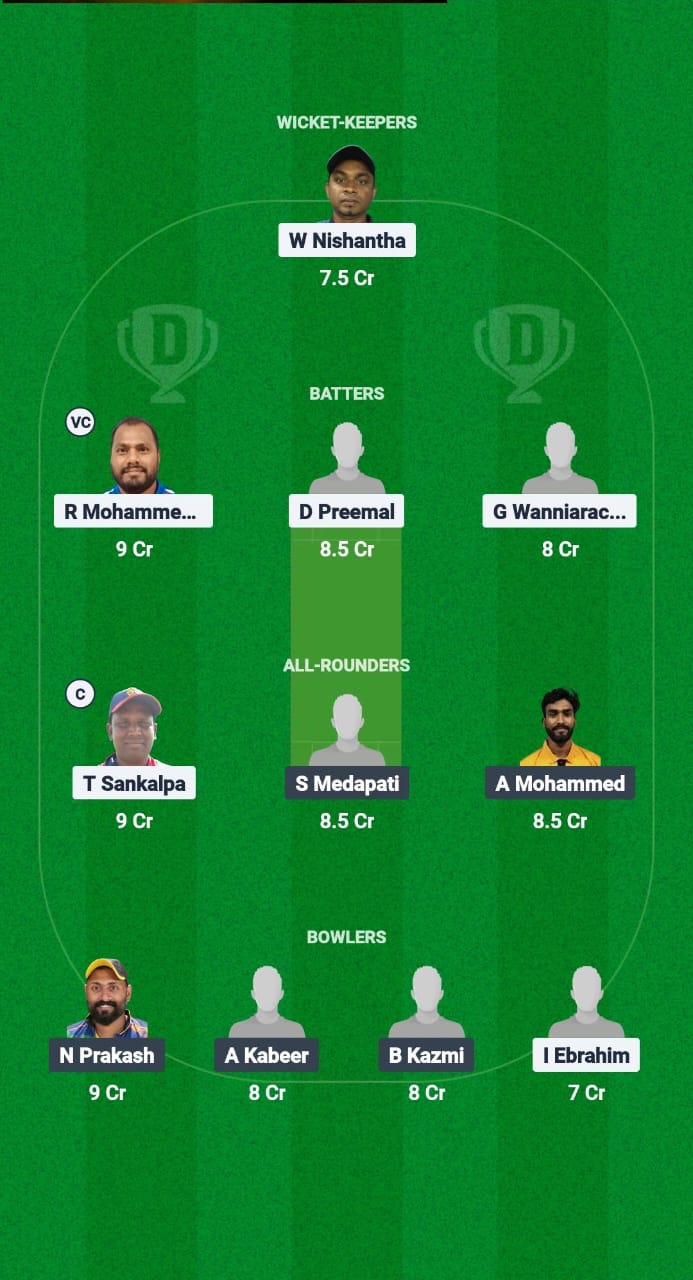 SUL vs AIOC Dream11 Prediction Fantasy Cricket Tips Dream11 Team Kuwait T10 ARS Ramadan Trophy 2025 