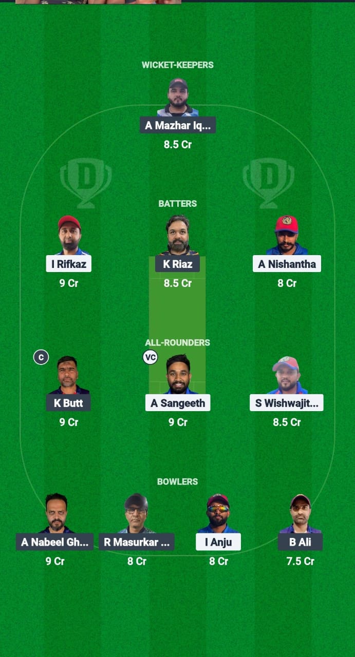 CECC vs TRN Dream11 Prediction Fantasy Cricket Tips Dream11 Team Kuwait T10 ARS Ramadan Trophy 2025 