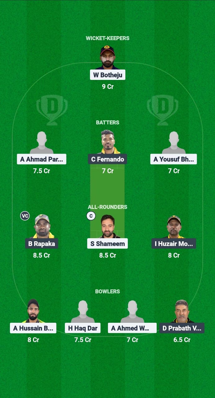 FEK vs YSS Dream11 Prediction Fantasy Cricket Tips Dream11 Team Kuwait T10 ARS Ramadan Trophy 2025 