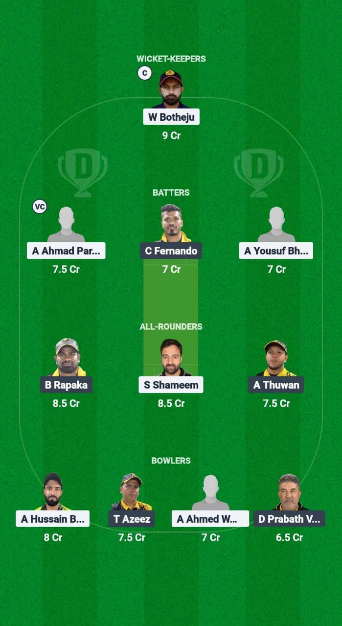 FEK vs YSS Dream11 Prediction Fantasy Cricket Tips Dream11 Team Kuwait T10 ARS Ramadan Trophy 2025 