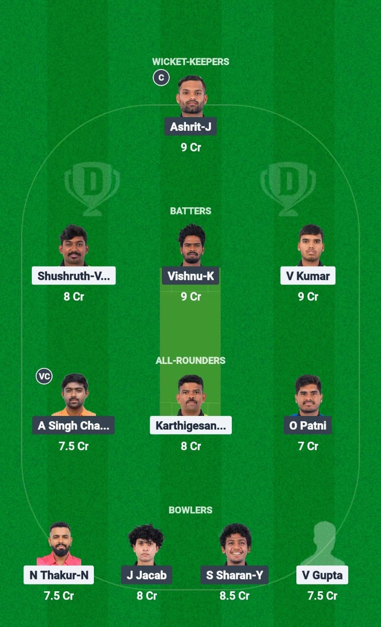 LIO vs TIG Dream11 Prediction Fantasy Cricket Tips Dream11 Team Pondicherry T20 2025 