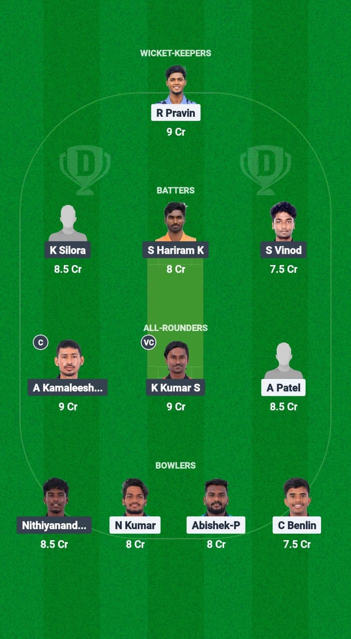 SHA vs TUS Dream11 Prediction Fantasy Cricket Tips Dream11 Team Pondicherry T20 2025 