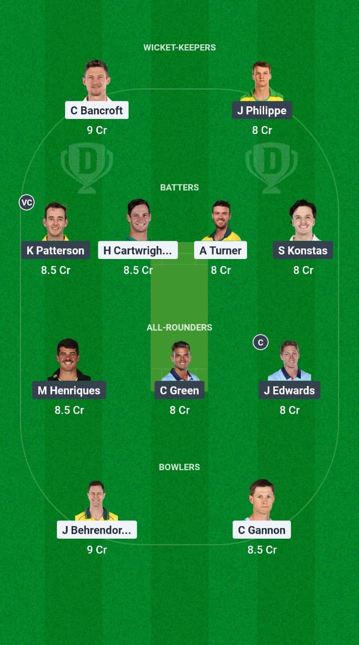 WAU vs NSW Dream11 Prediction Fantasy Cricket Tips Dream11 Team Australian Domestic Test 2024-25 