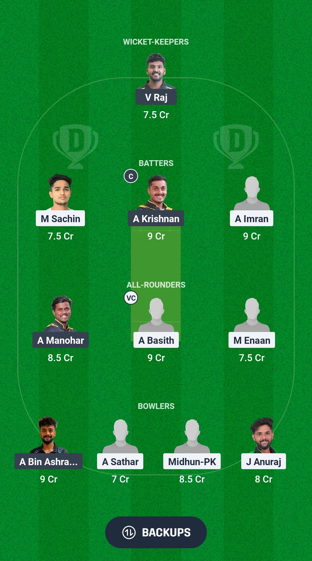 PAN vs EAG Dream11 Prediction Fantasy Cricket Tips Dream11 Team KCA Presidents Cup T20 2025 