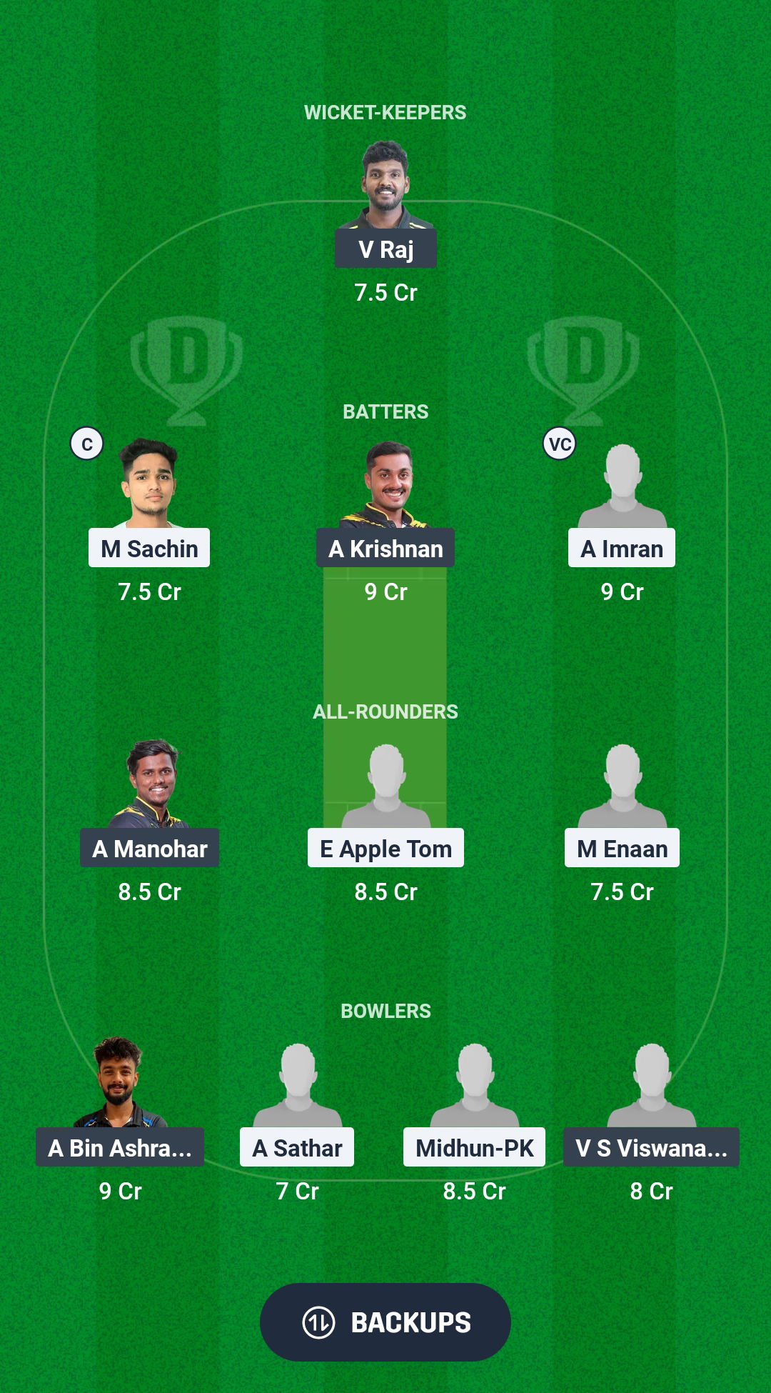 PAN vs EAG Dream11 Prediction Fantasy Cricket Tips Dream11 Team KCA Presidents Cup T20 2025 