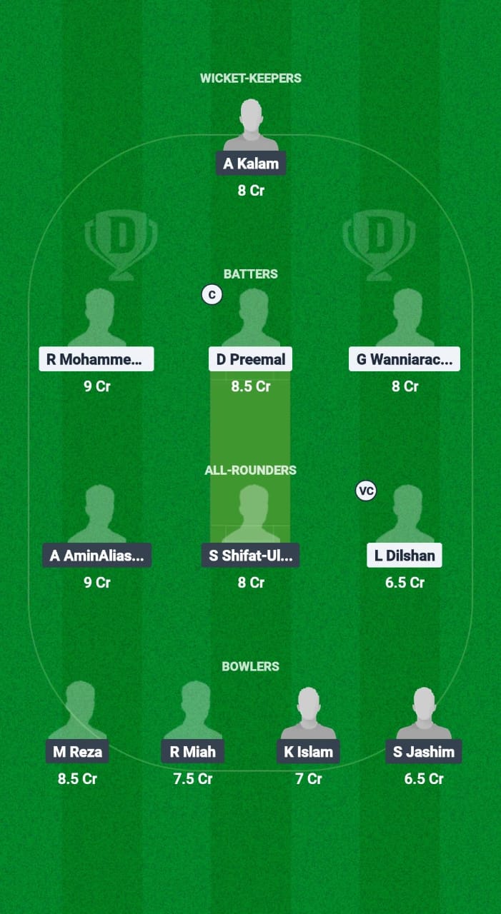 SUL vs BD-L Dream11 Prediction Fantasy Cricket Tips Dream11 Team Kuwait T10 ARS Ramadan Trophy 2025 