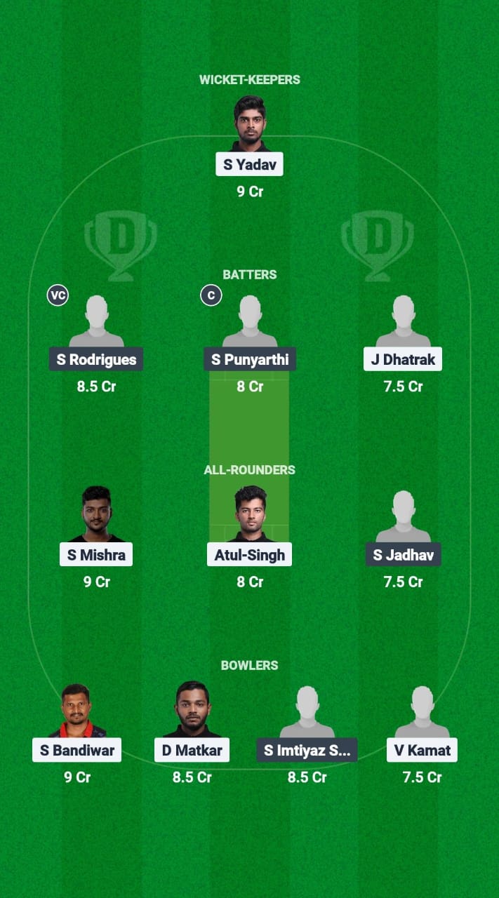 VAW vs KOT Dream11 Prediction Fantasy Cricket Tips Dream11 Team Navi Mumbai Premier League T20 2025 