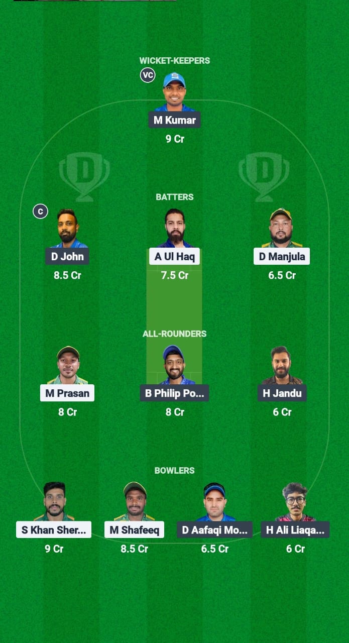 Alh vs krm dream11 forecast Fantasy cricket tips DREAM11 TEAM KUwait T10 RC Ramazan Trophy 2025 