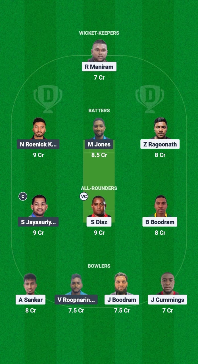 PSSC vs PVU Dream11 Prediction Fantasy Cricket Tips Dream11 Team Trinidad T20 Premiership 2025 