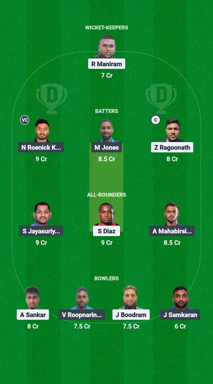 PSSC vs PVU Dream11 Prediction Fantasy Cricket Tips Dream11 Team Trinidad T20 Premiership 2025 