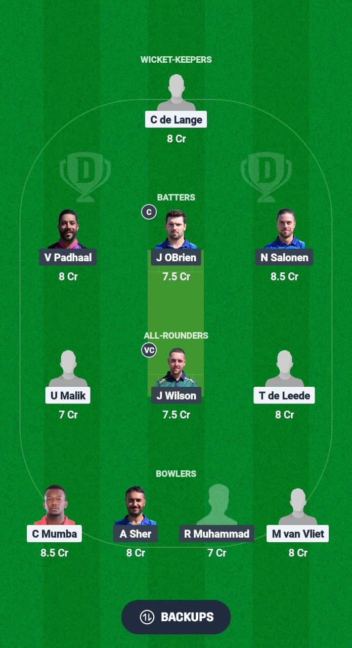 VCC vs ECC Dream11 Prediction Fantasy Cricket Tips Dream11 Team European T10 Cricket League 2025 