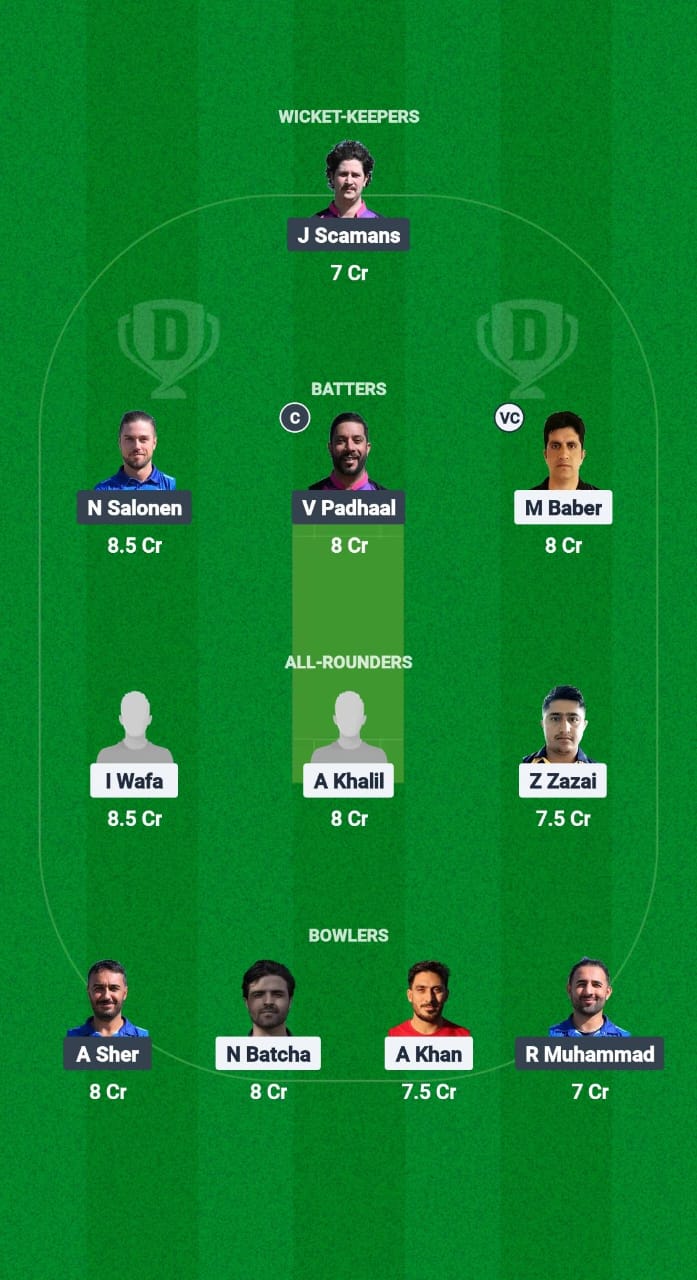 ARI vs ECC Dream11 Prediction Fantasy Cricket Tips Dream11 Team European T10 Cricket League 2025 